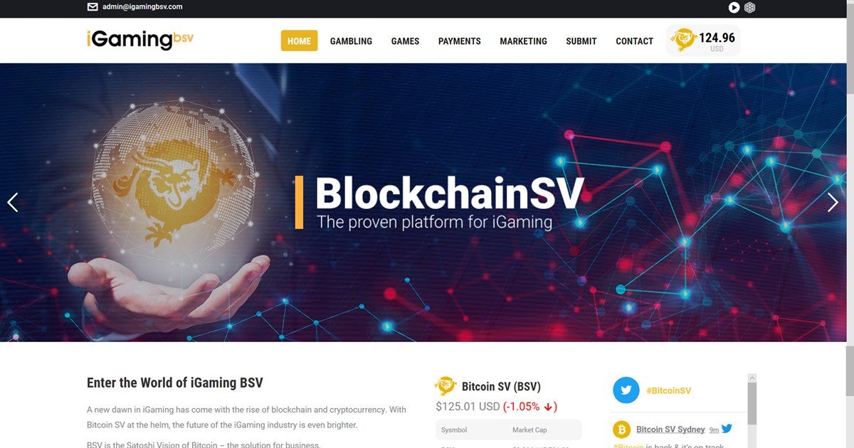 A new place for the BSV ecosystem, related to iGaming is launched by CoinPoint Group Inc